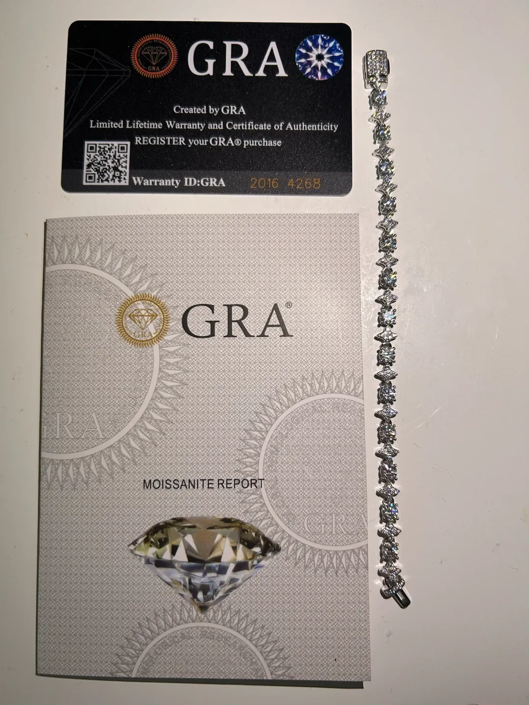 GRA Moissanite Tennis Bracelet - photo 3