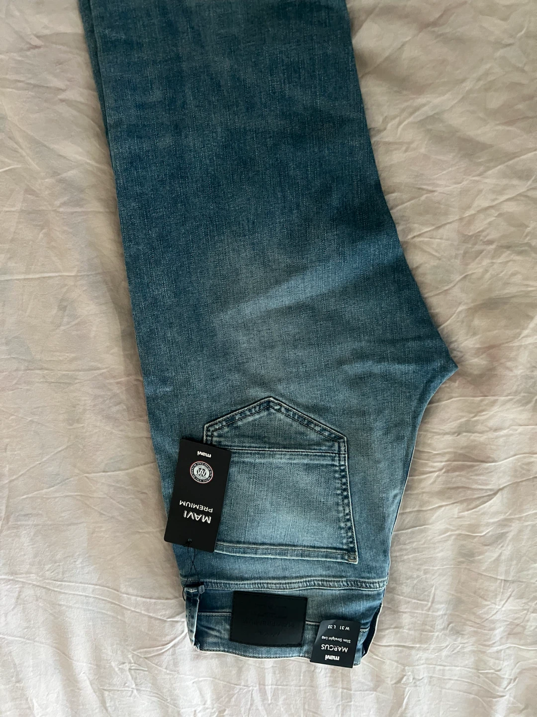 New Mavi Marcus Premium Jeans Slim Straight Leg