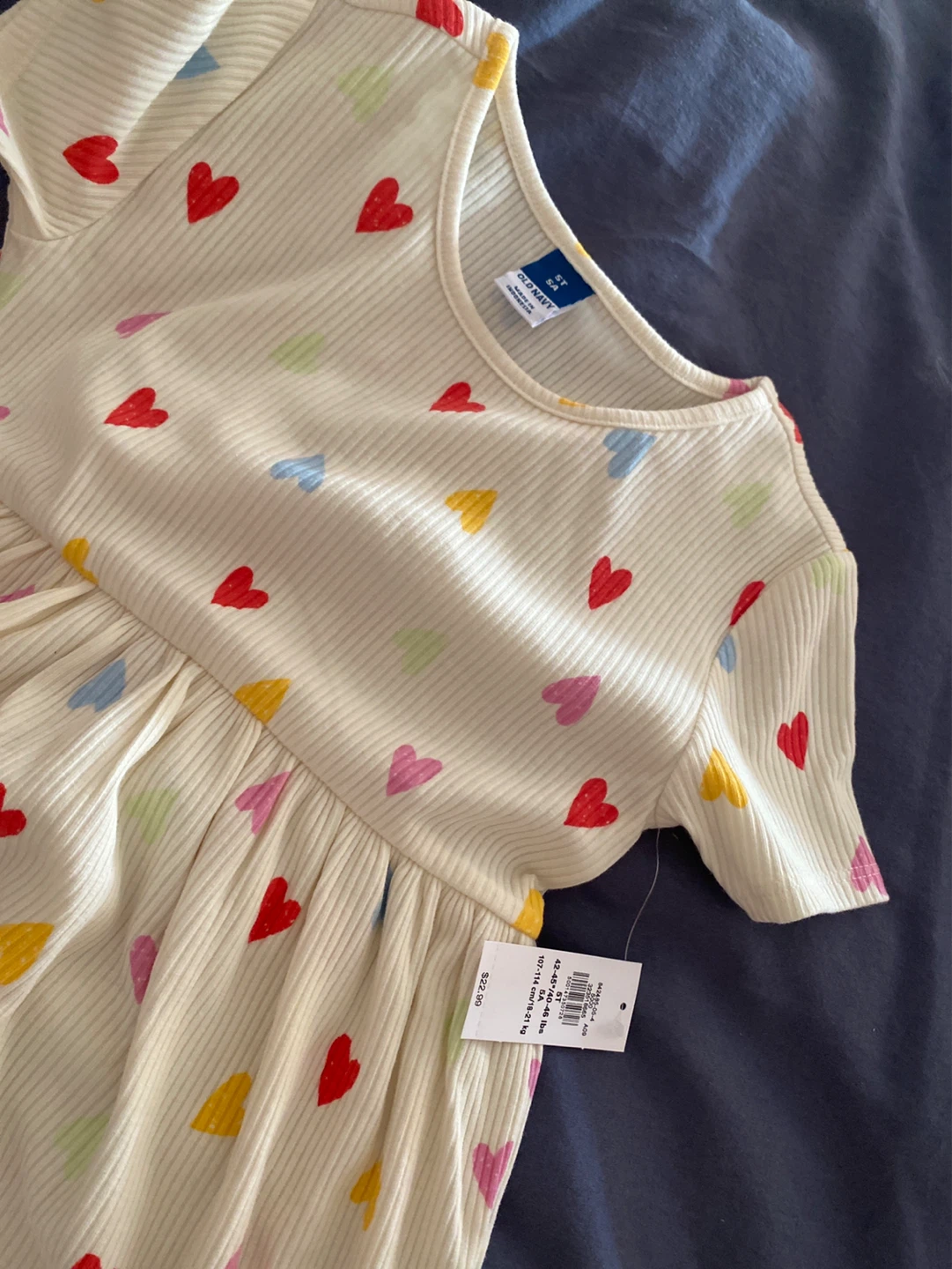 Old Navy Girls' Dress with Hearts and Beach Toy Set - photo 2