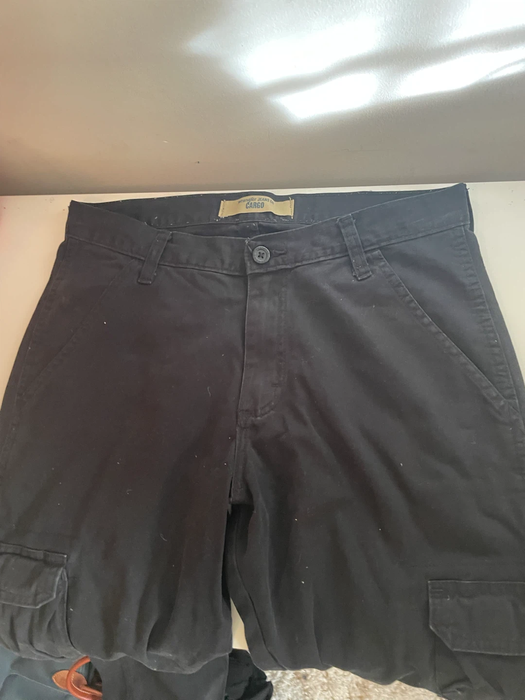Wrangler black cargo pants