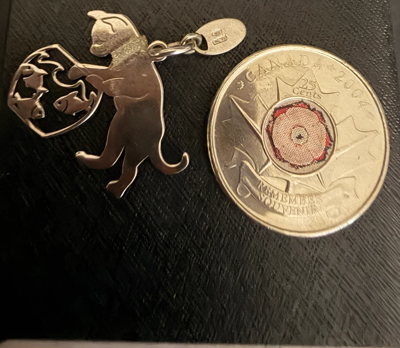 Sterling Silver 925 Cat pendant