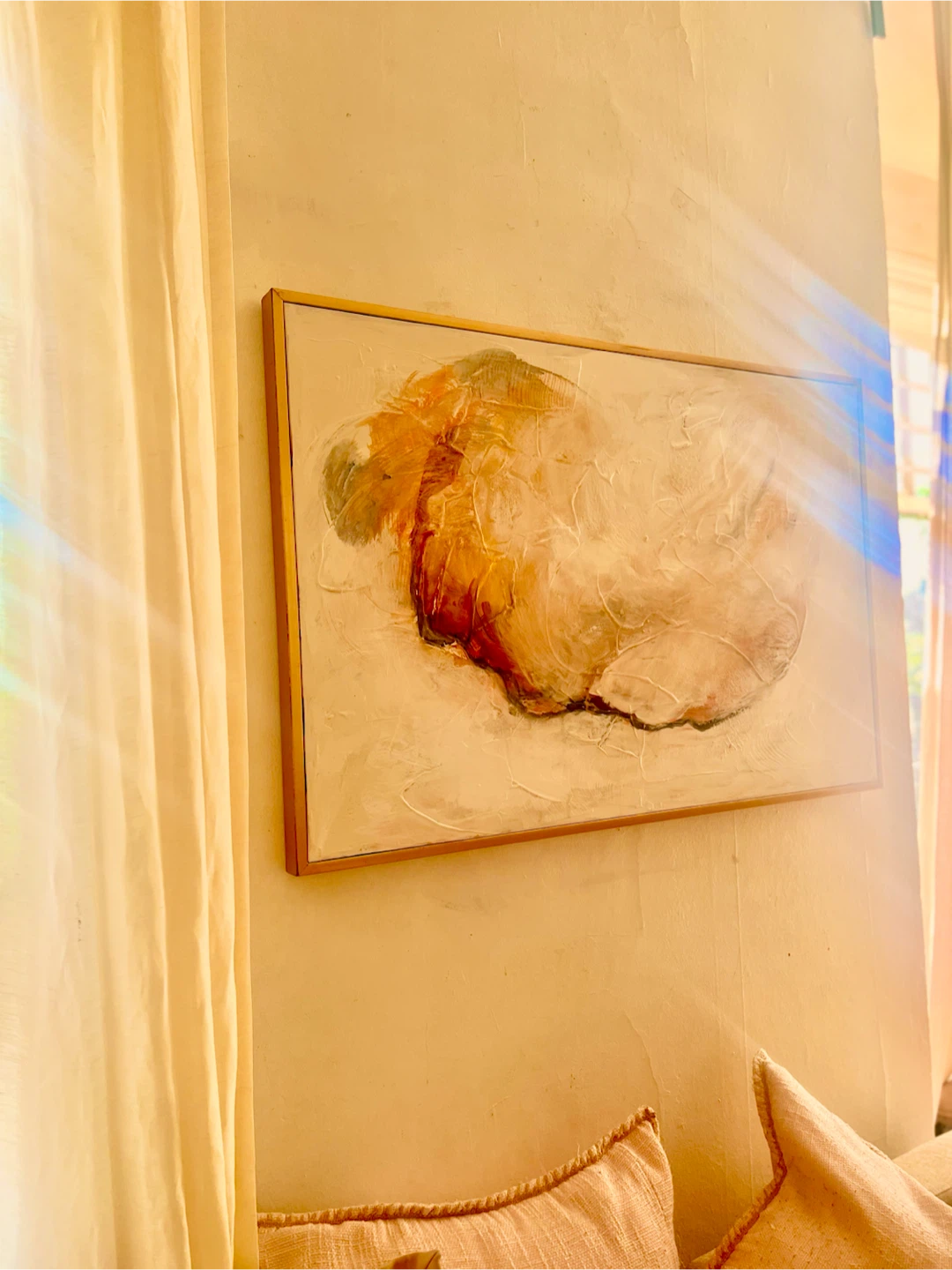 Abstract Framed Wall Art 25 x 37” - photo 3