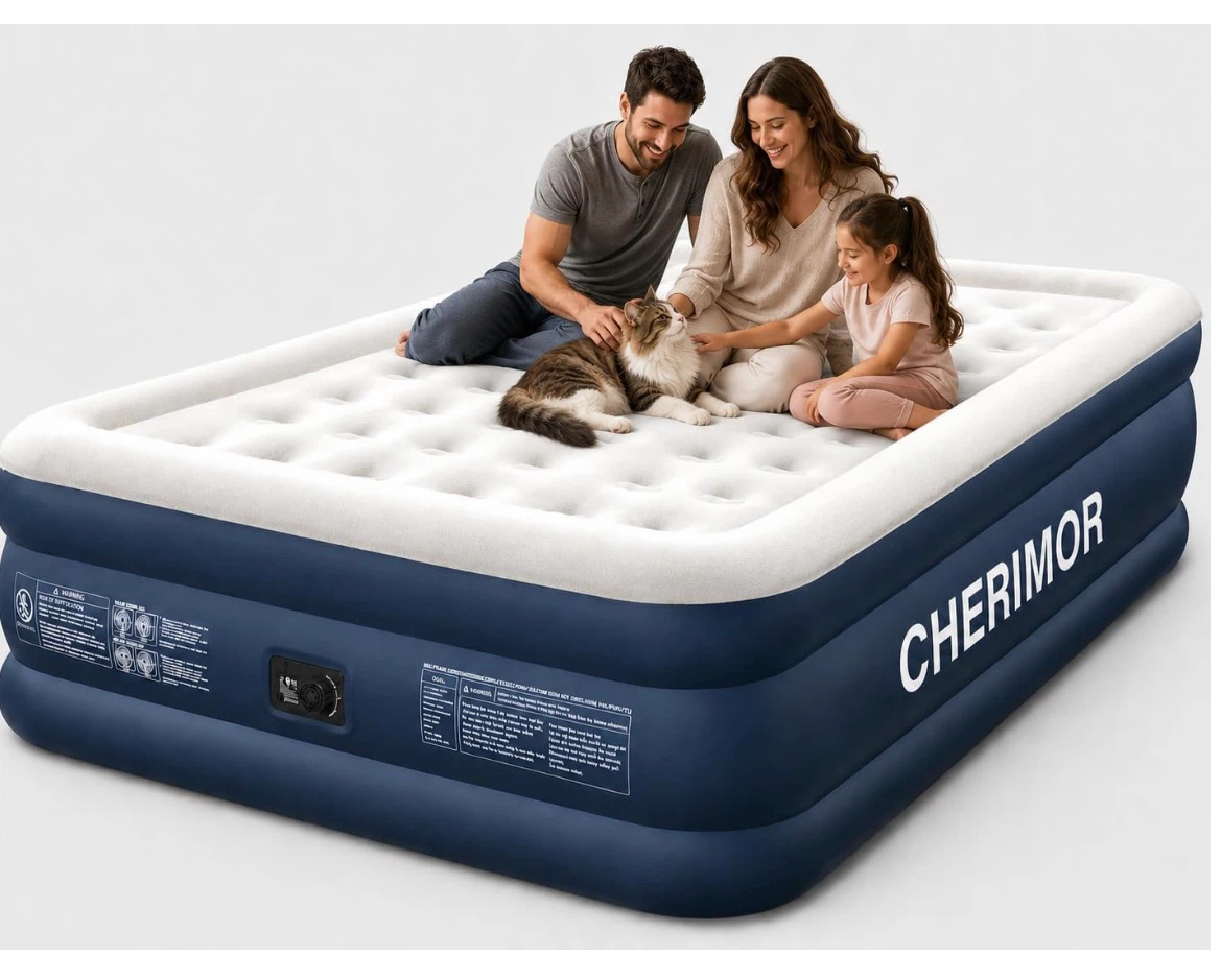 CHERIMOR 18" Raised Air Bed king Size