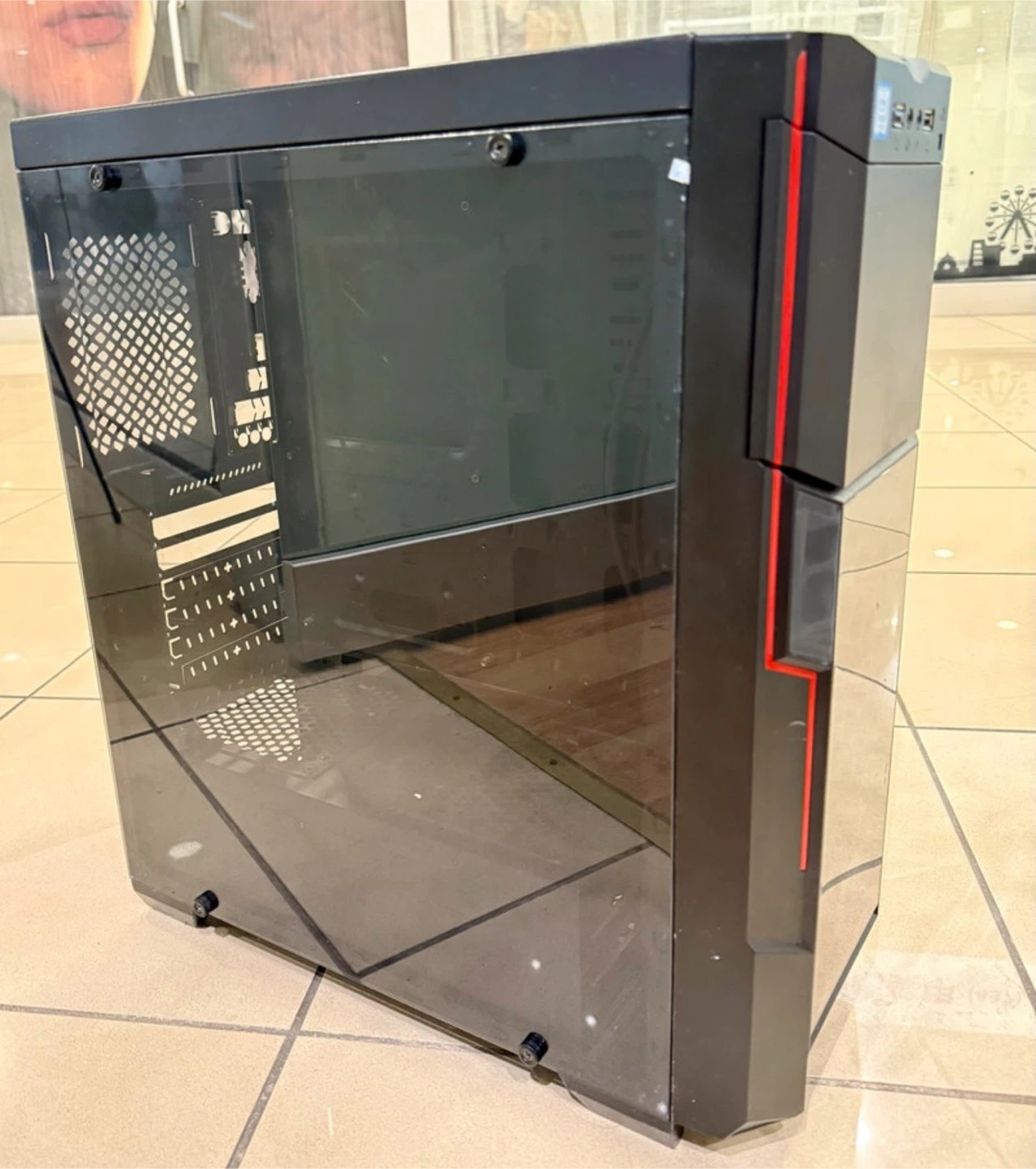Black Mid-Tower Computer Case - photo 2