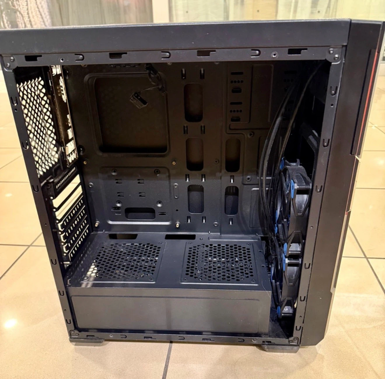 Black Mid-Tower Computer Case - photo 3
