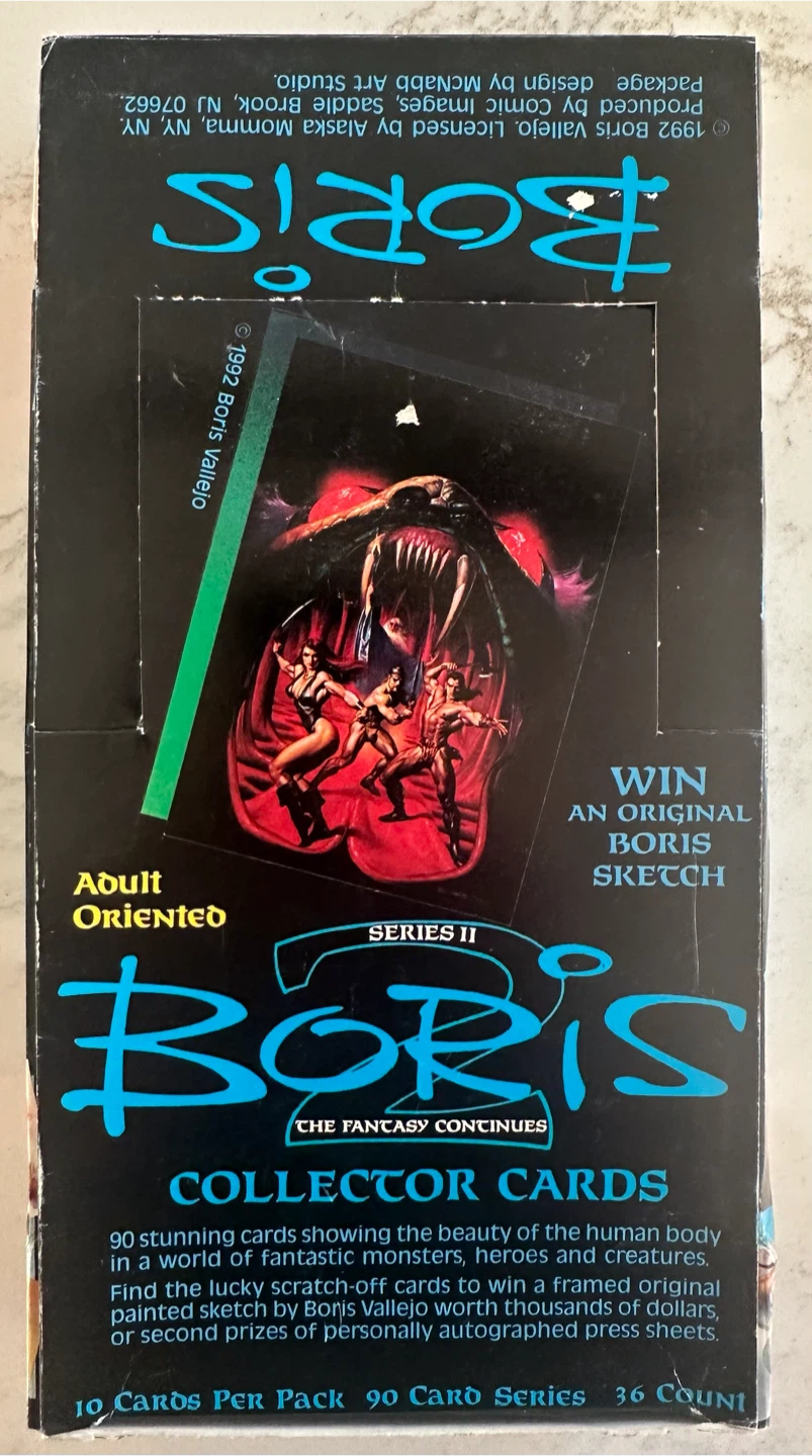 Boris The Fantasy Continues Series II Trading Card packs