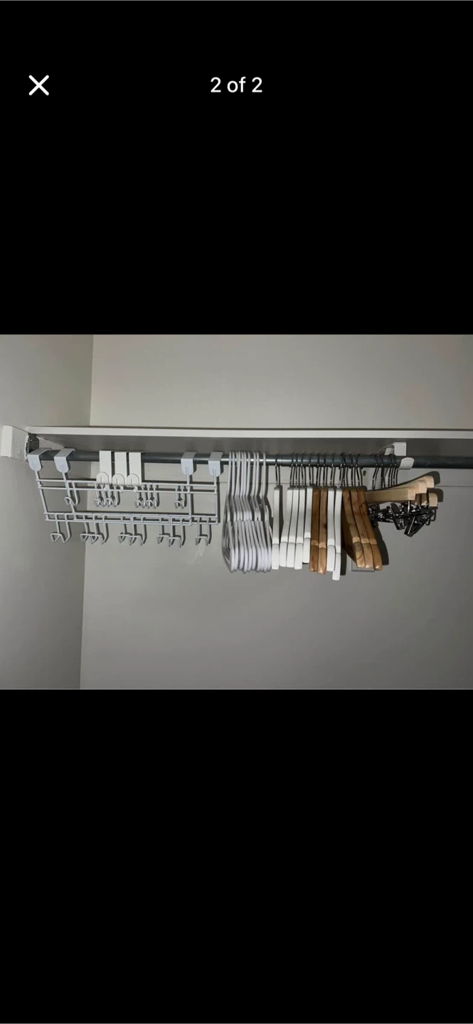 Assorted Hangers and Garment Rack - photo 2