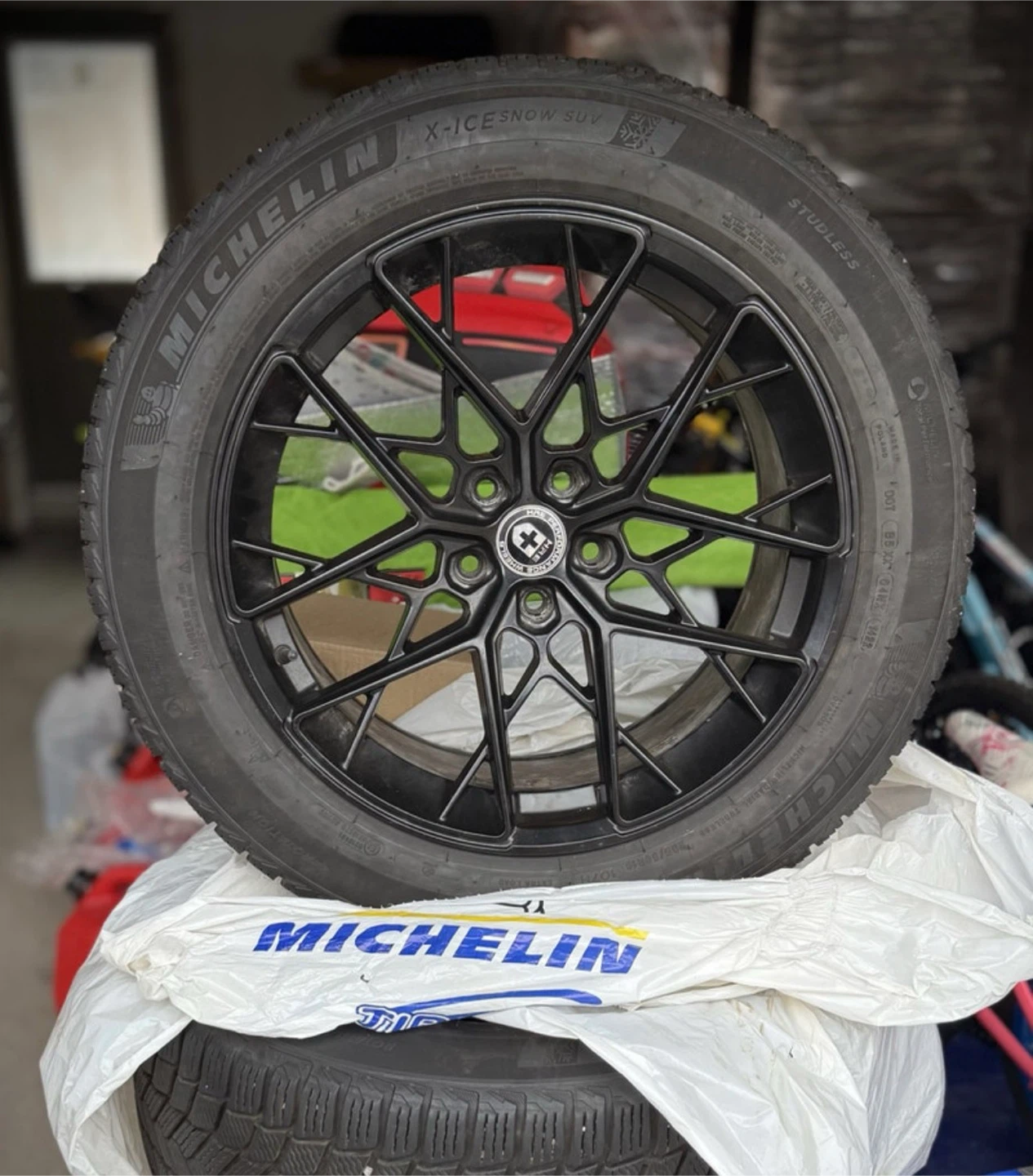 Michelin X-Ice Snow SUV Winter Tire on HRE Wheel
