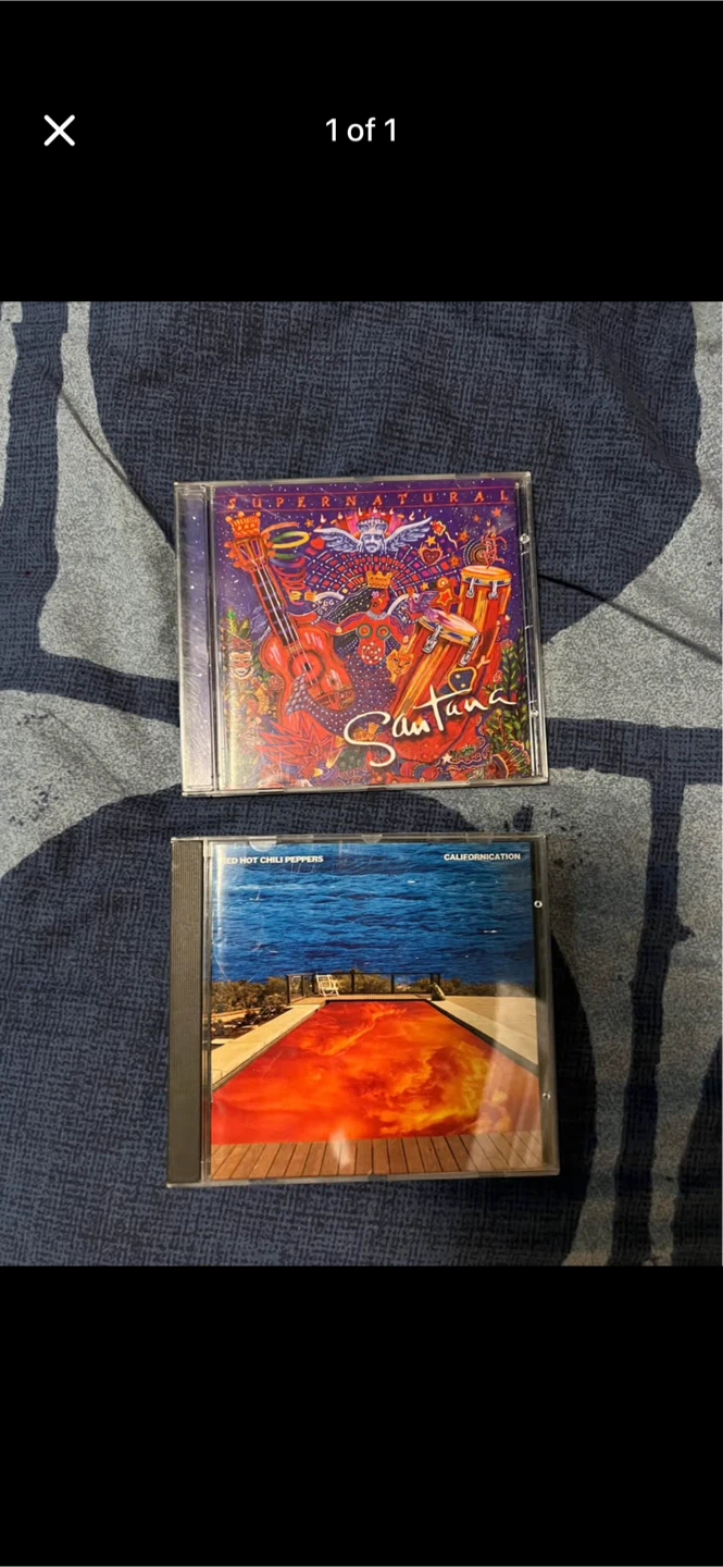 Santana Supernatural & Red Hot Chili Peppers Californication CDs