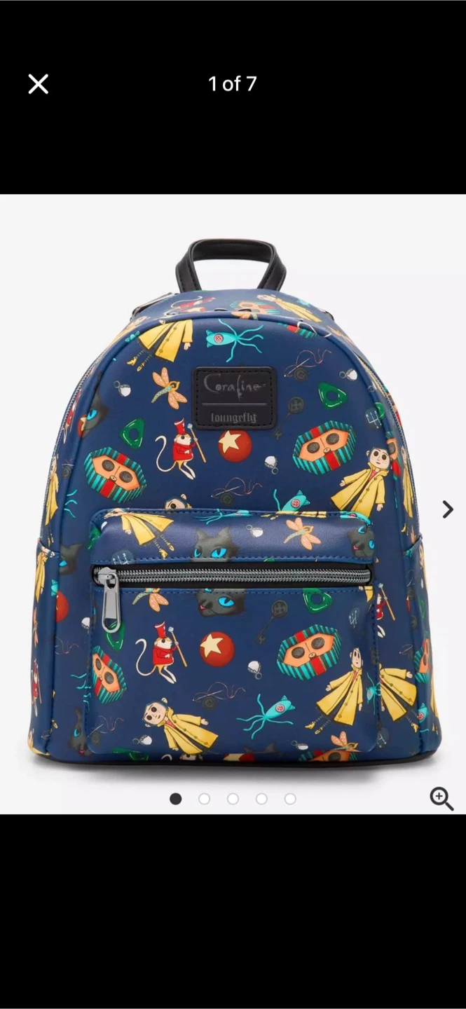 Loungefly Coraline Icons Mini Backpack