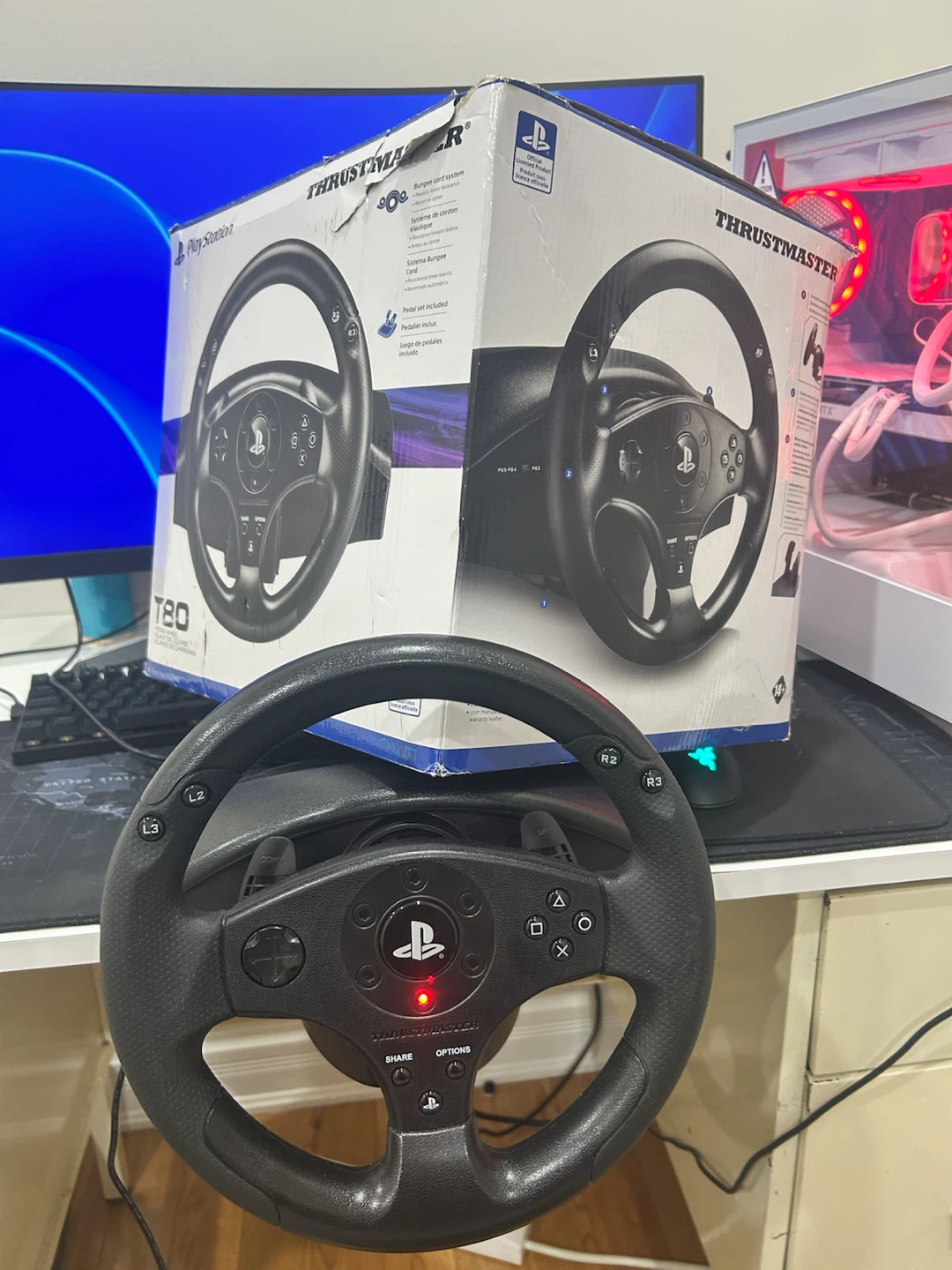 Thrustmaster T80 Racing Wheel and Pedals