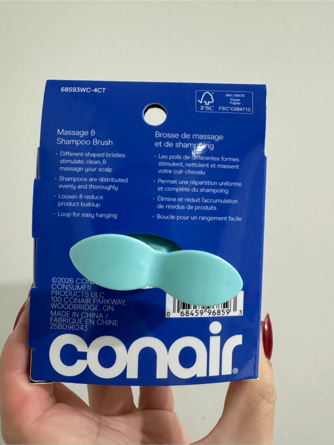 Conair Massage & Shampoo Brush - photo 2