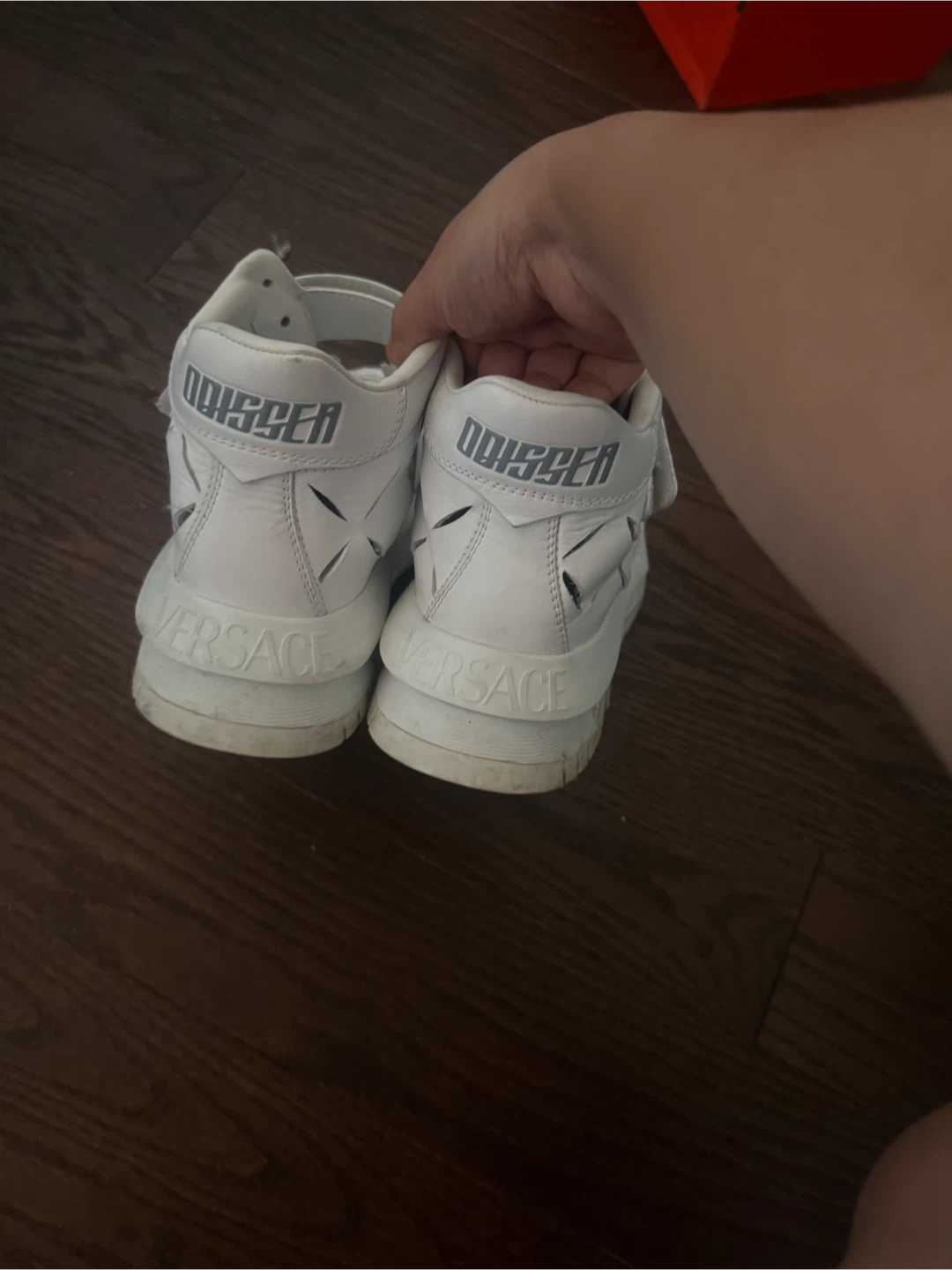 White Versace Sneakers