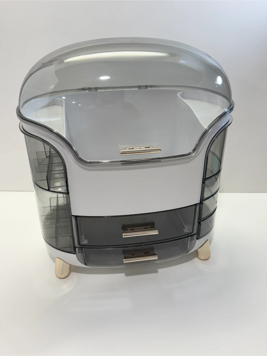 Makeup Organizer with Drawers and Lid