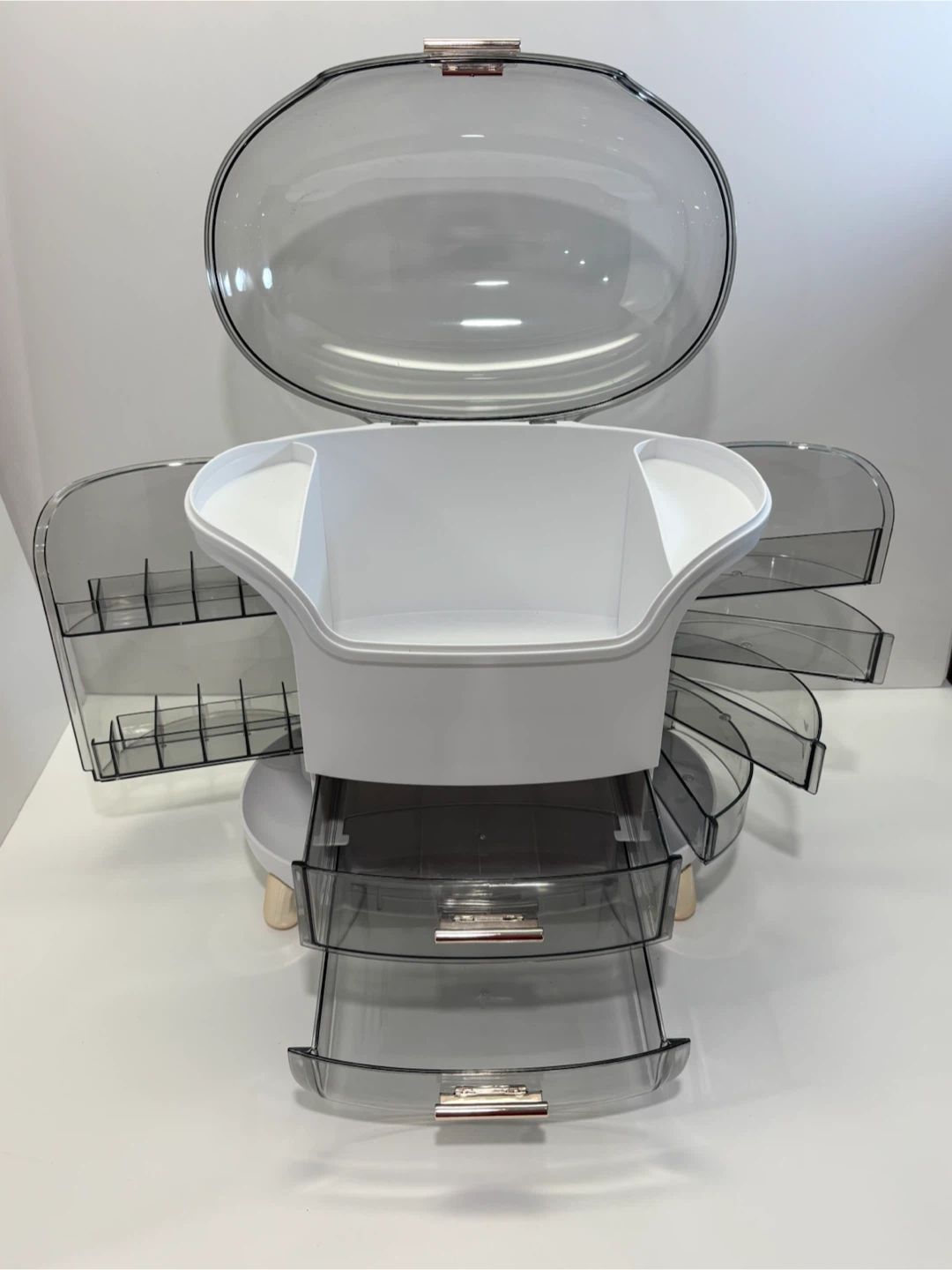 Makeup Organizer with Drawers and Lid - photo 2
