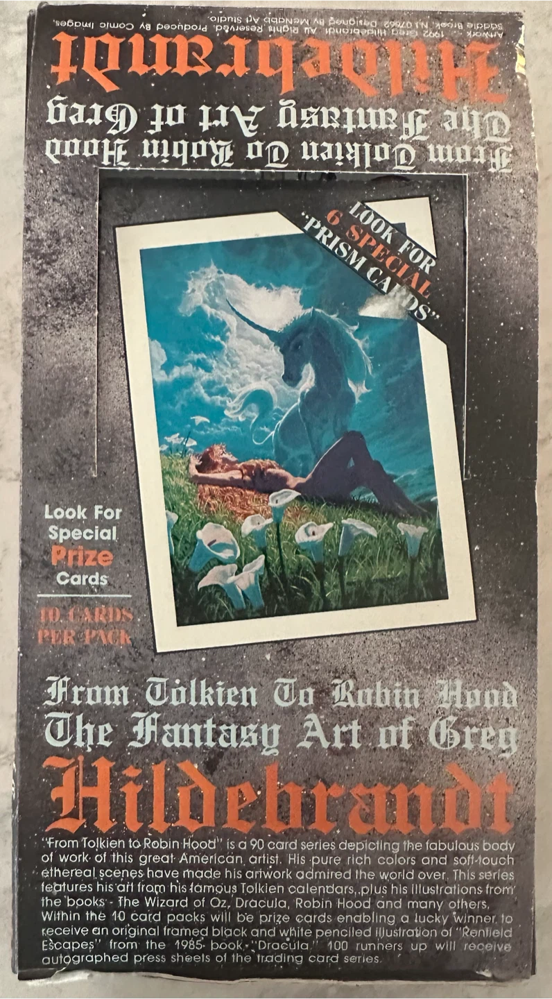 1992 Greg Hildebrandt Fantasy Trading Wax Packs for Sale