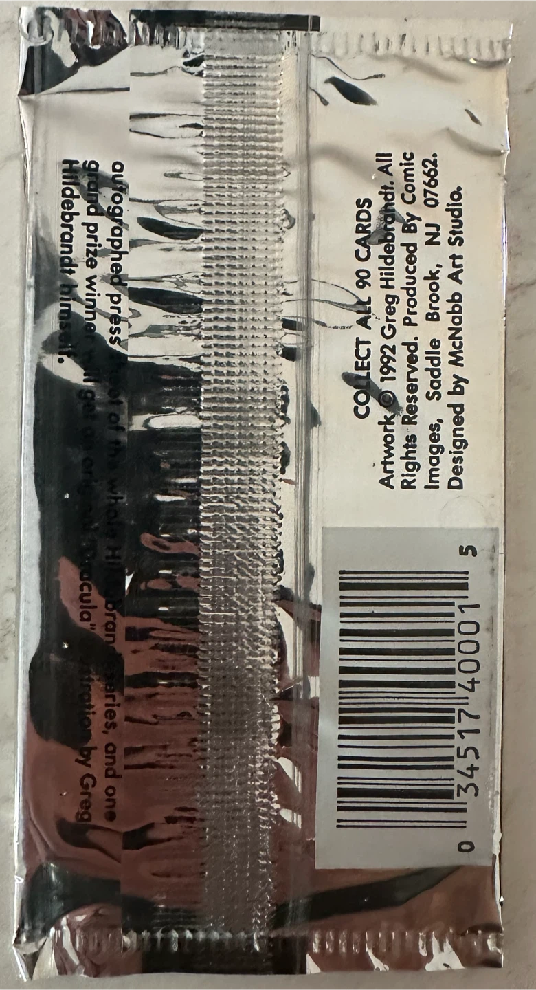 1992 Greg Hildebrandt Fantasy Trading Wax Packs for Sale - photo 5