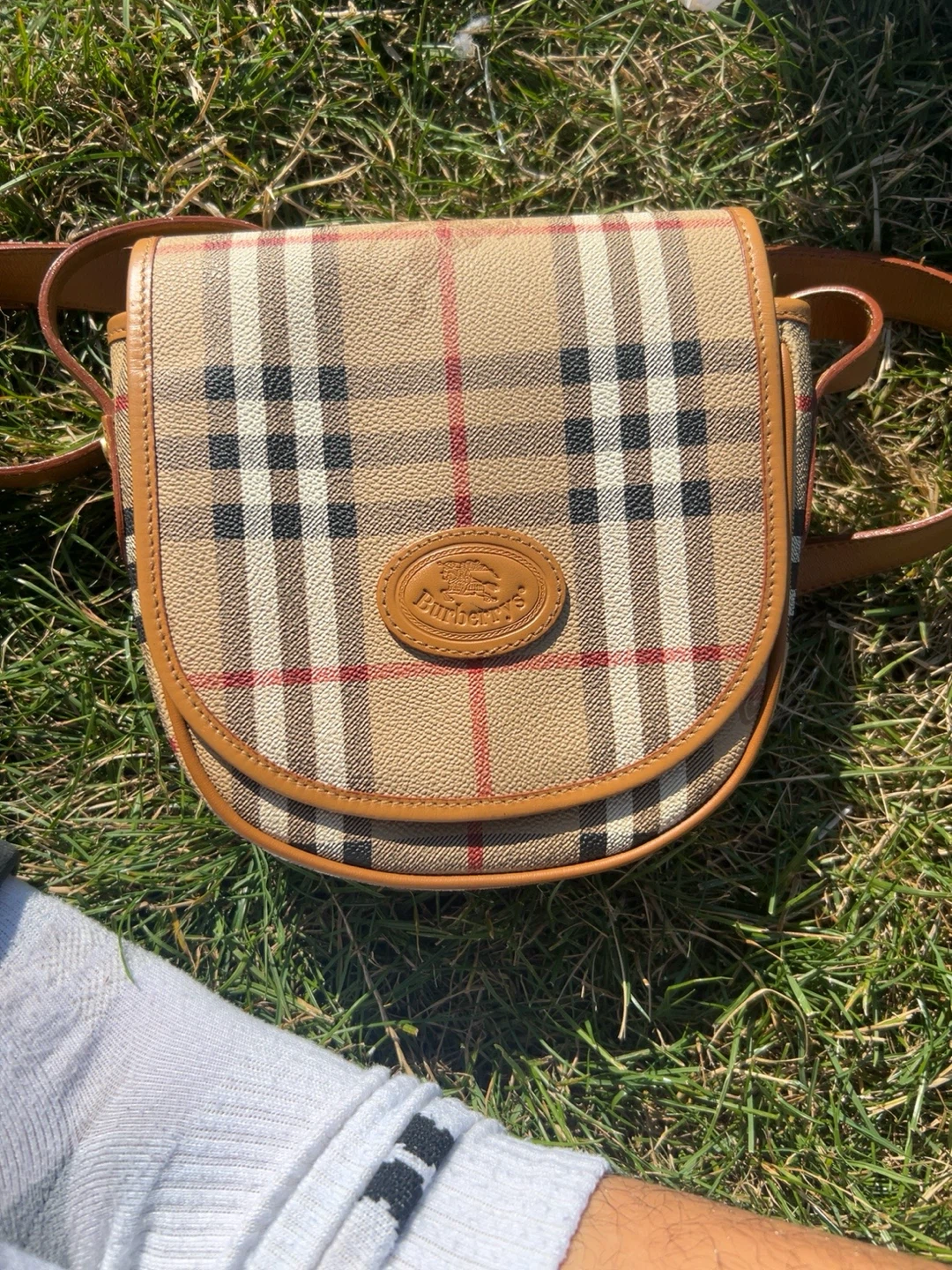 Burberry Nova Check Crossbody Bag