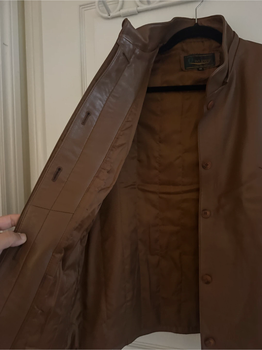 One Way Leather Specialist Brown Jacket - photo 3