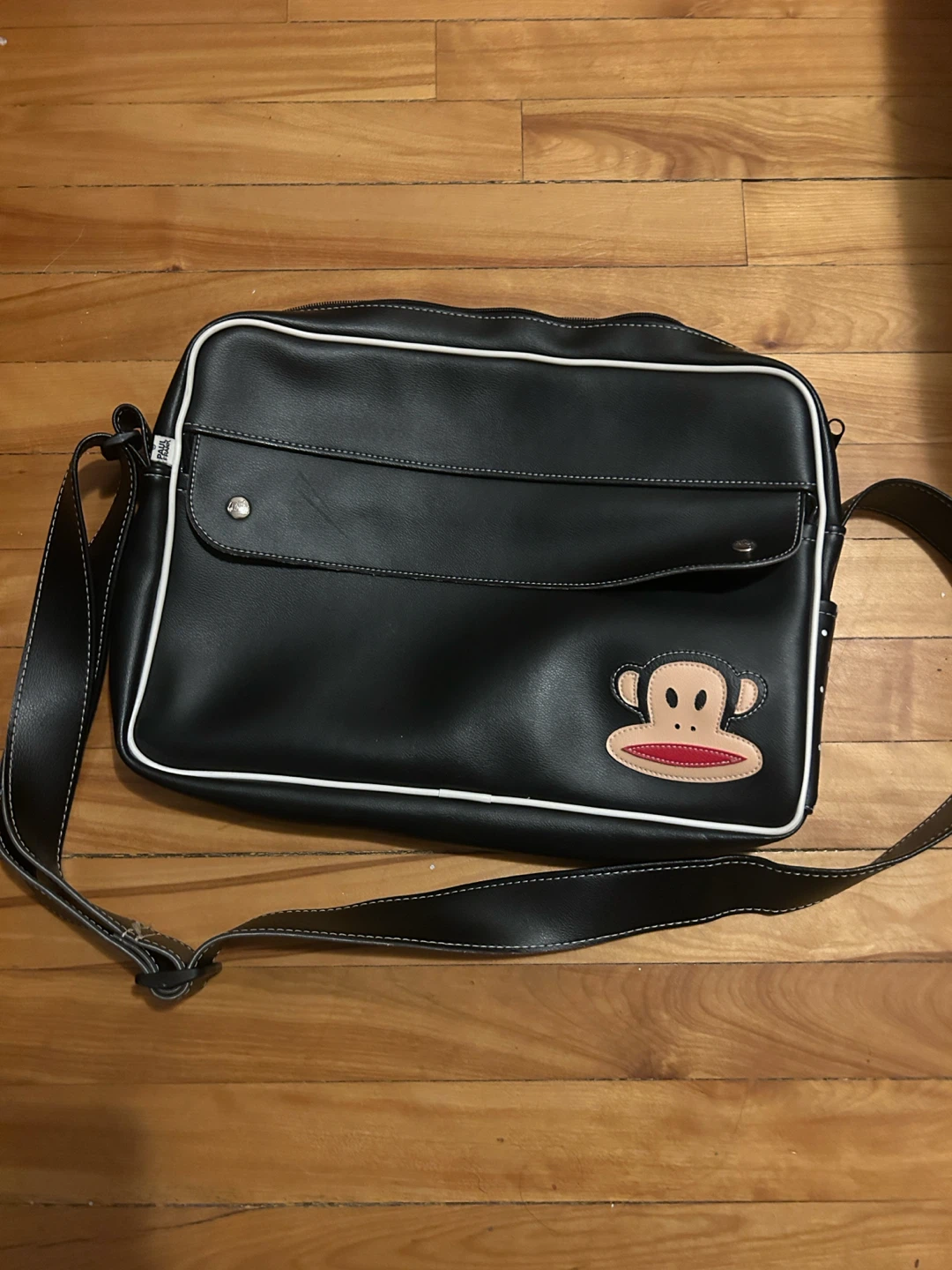 Paul Frank Black Messenger Bag