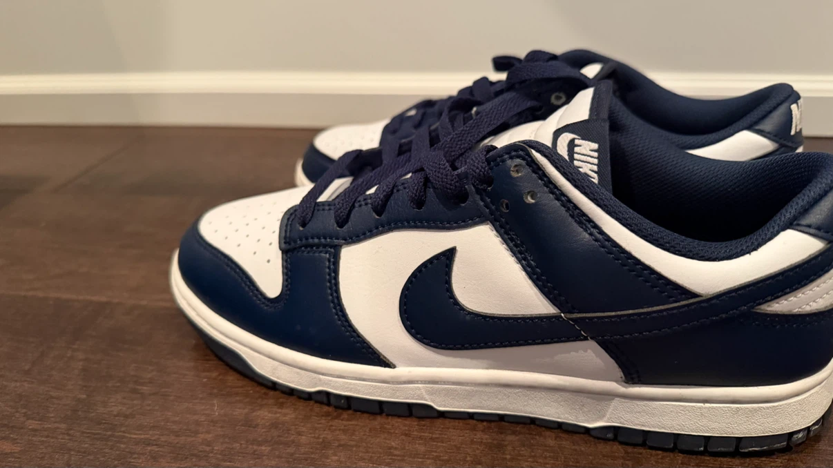 Nike Dunk Low 'Midnight Navy' 2025 - Size 8.5 Mens - photo 3