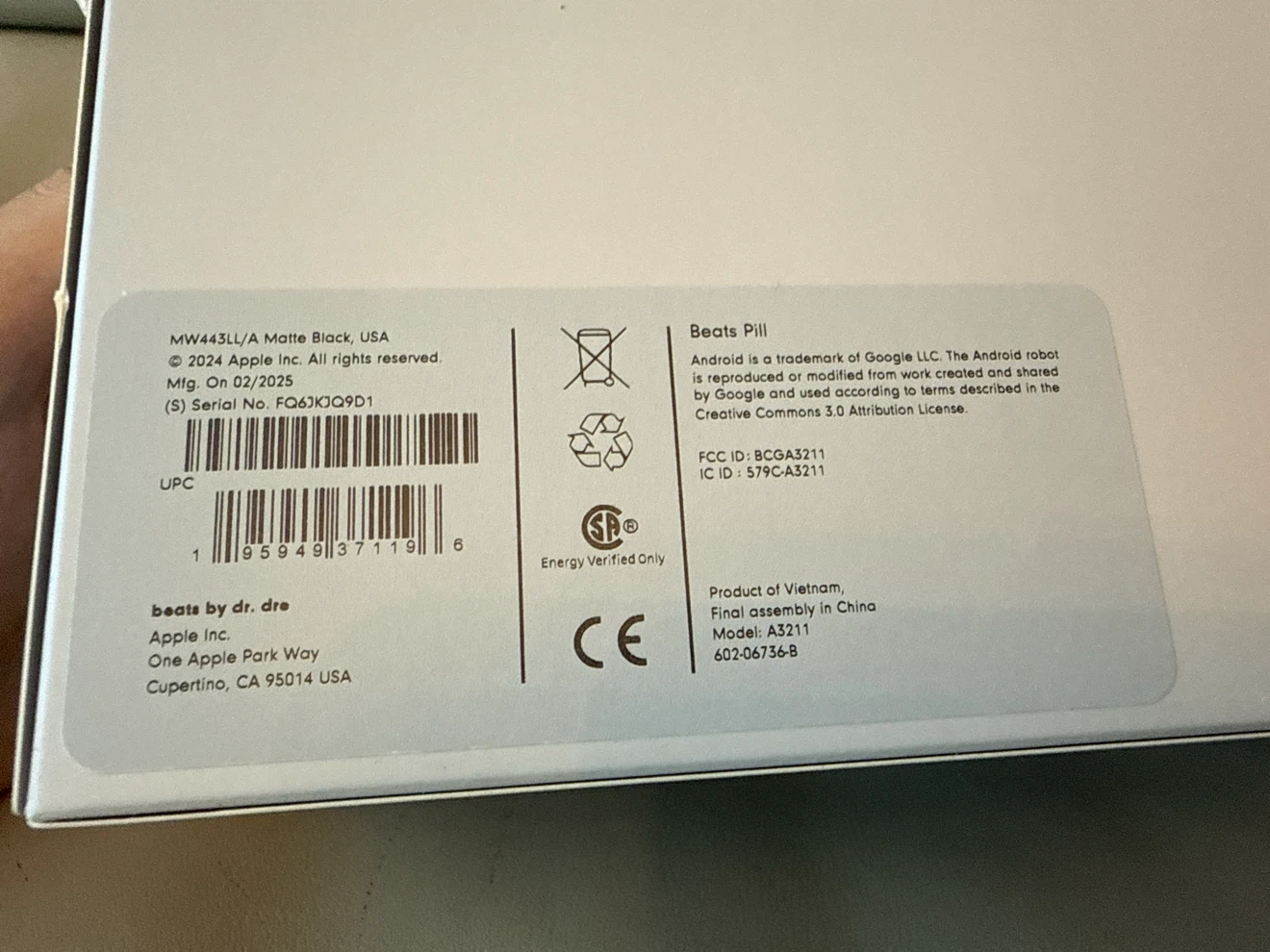 Brand New Beats Pill Wireless Bluetooth Speaker - Matte Black - photo 2
