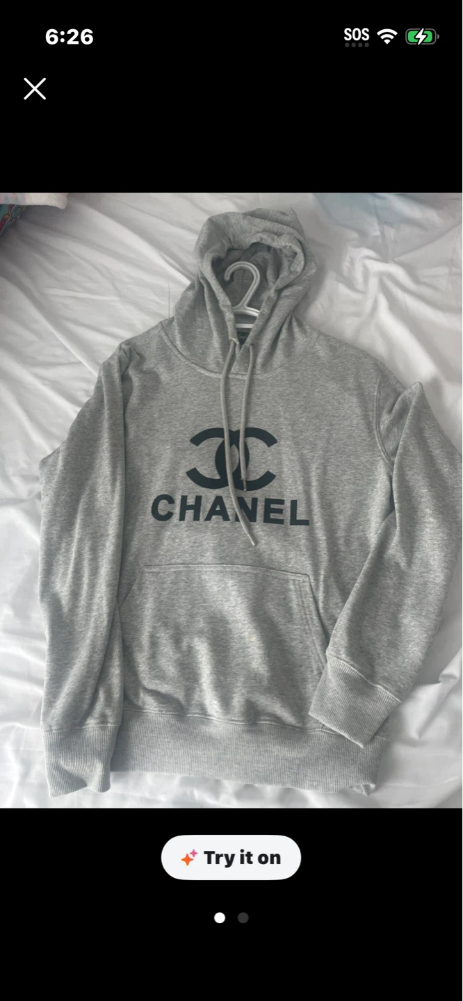 CHANEL Grey Hoodie