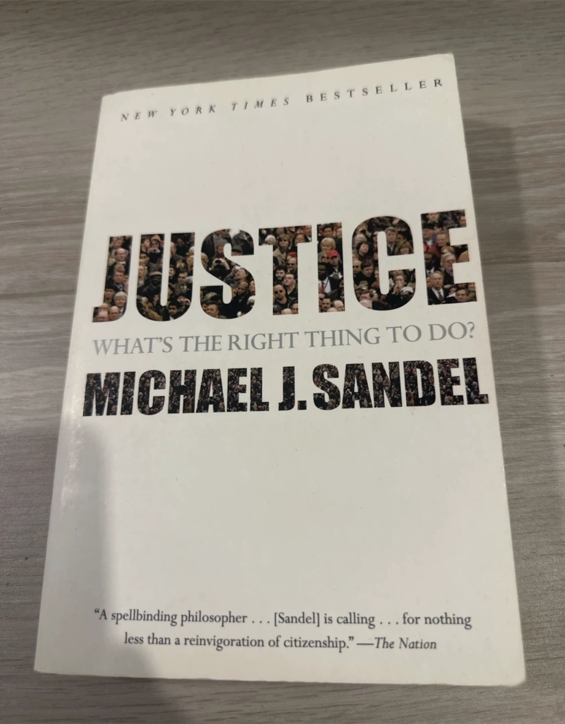 Justice: What's the Right Thing to Do? l
