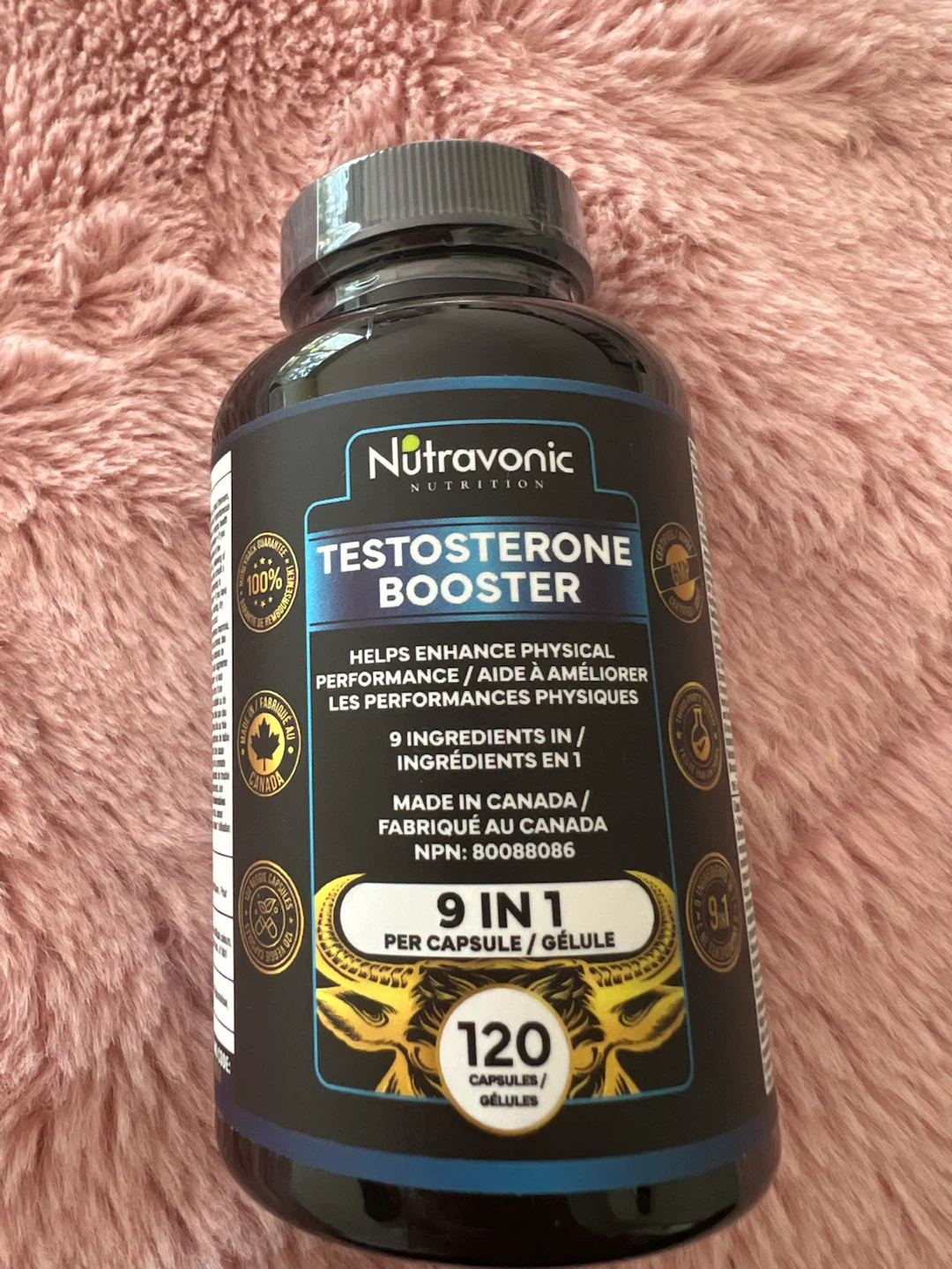 Nutravonic Nutrition Testosterone Booster 120 Capsules