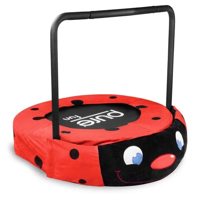 Ladybug Kids Trampoline with Handle