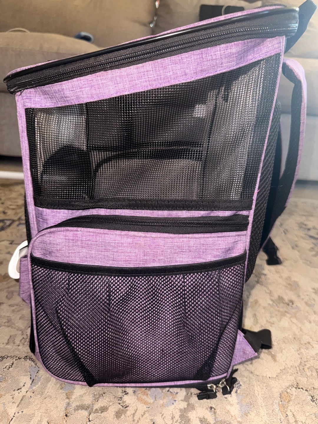 PetAmi Pet Carrier Backpack Purple - photo 2
