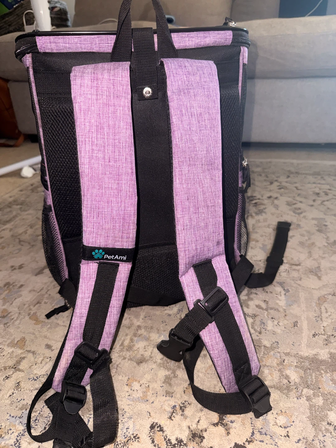 PetAmi Pet Carrier Backpack Purple - photo 3
