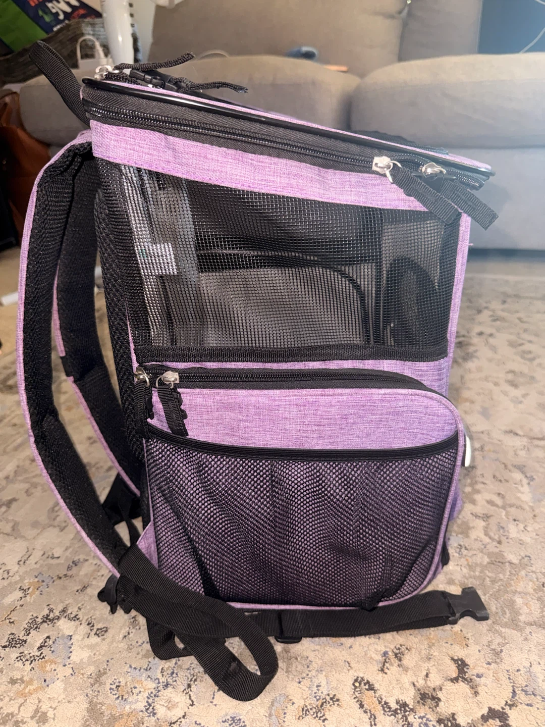 PetAmi Pet Carrier Backpack Purple - photo 4