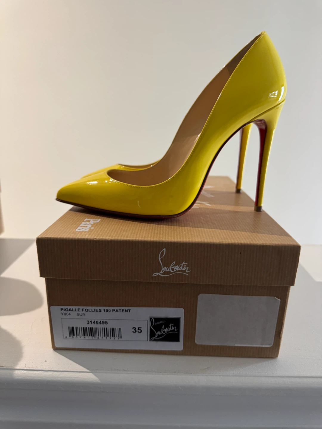 Christian Louboutin Pigalle Follies 100 Patent Heels - photo 3