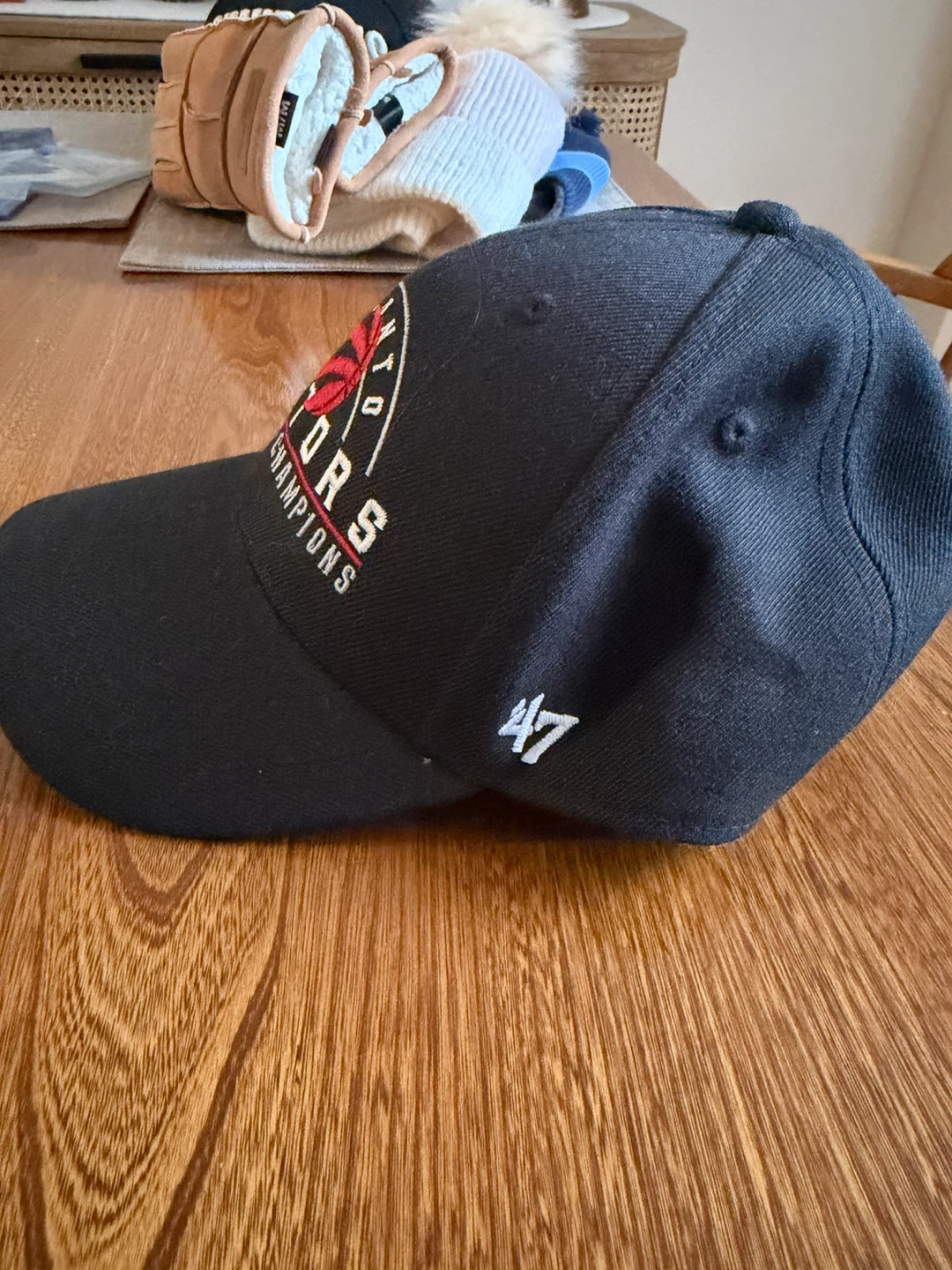 Toronto Raptors 2019 NBA Champions 47 Official Baseball Cap - photo 3