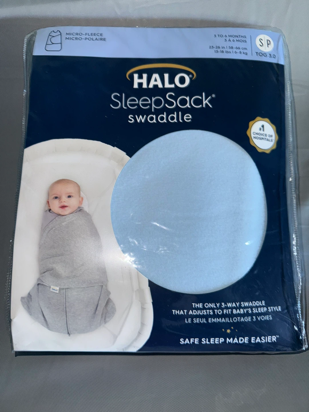 Halo SleepSack Swaddle Micro-Fleece 3-6 Months