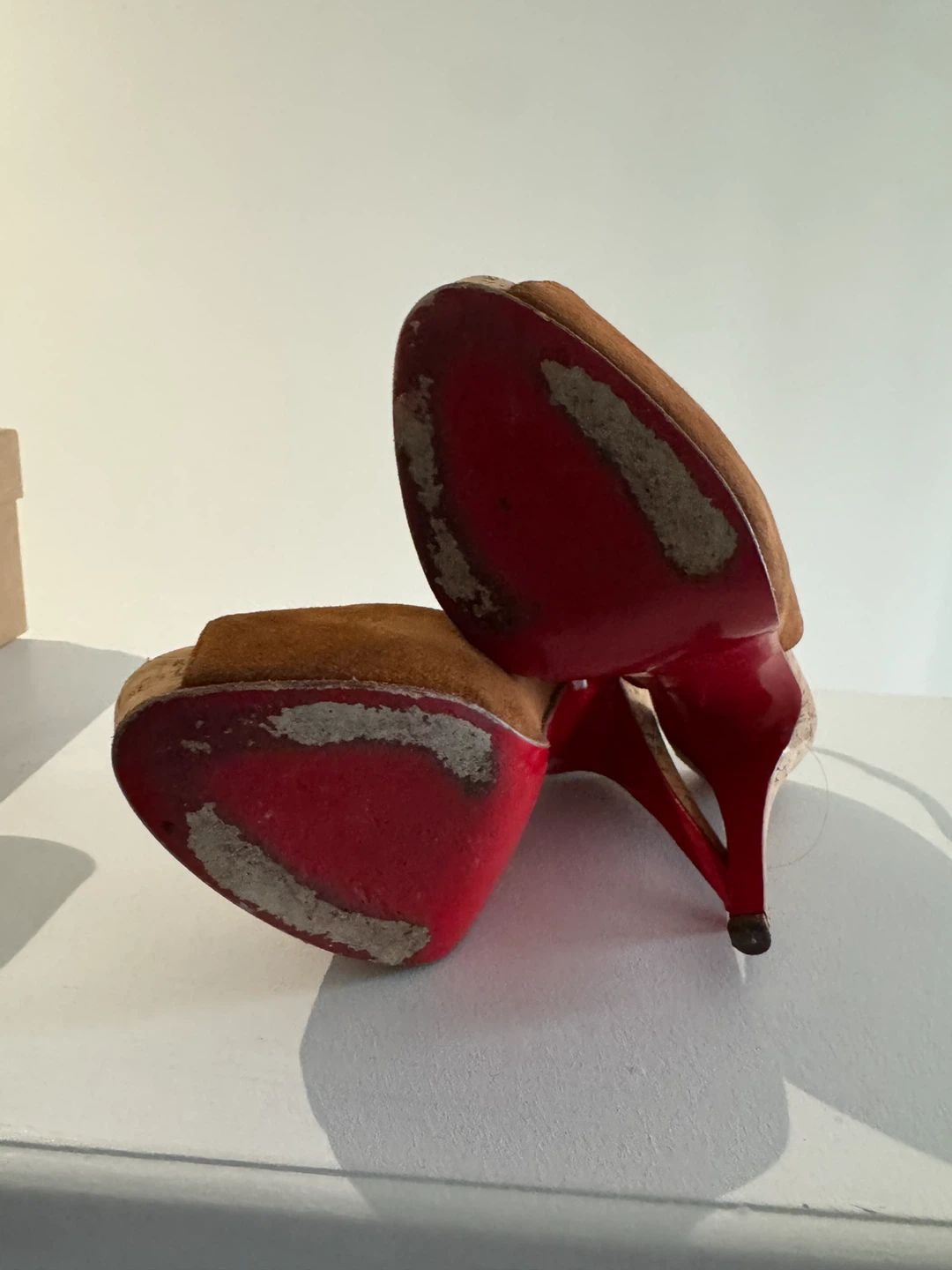 Christian Louboutin Peep Toe Slingbacks Size 7