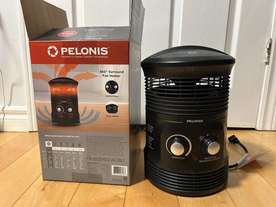 Pelonis 360 Degree Surround Fan Heater