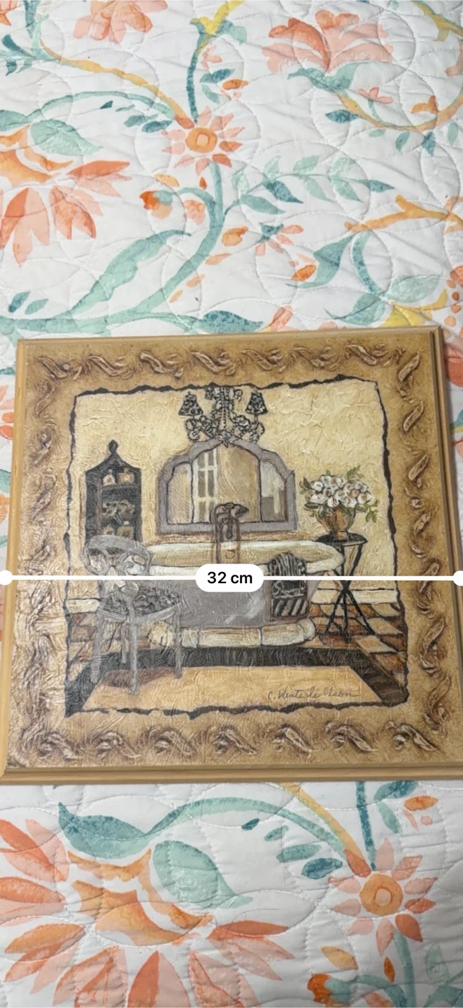 Bathroom Scene Wall Art - photo 2