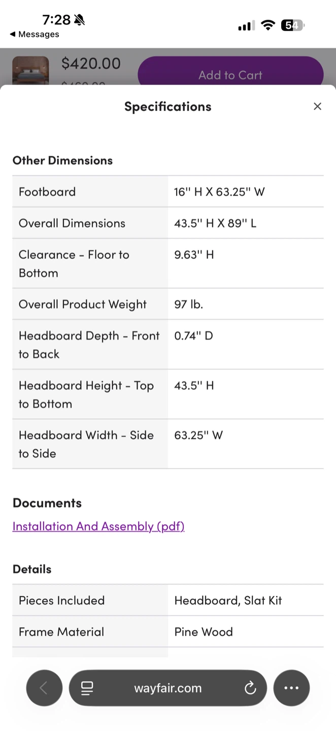 Wooden Bed Frame - photo 5