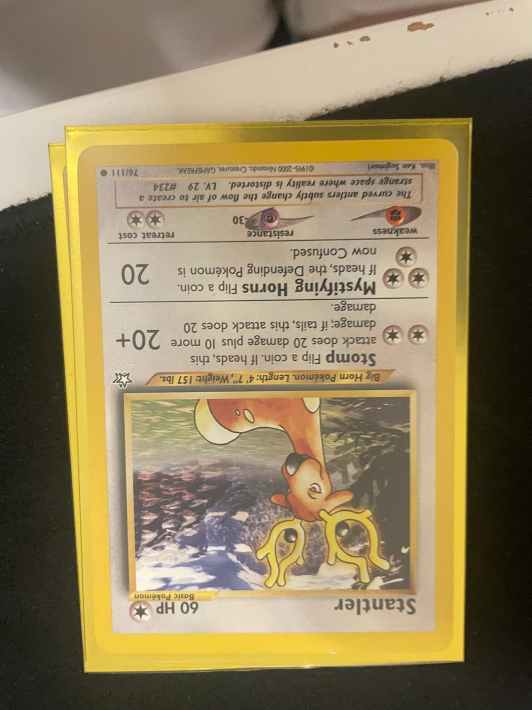 Pokemon Stantler Card 76/111