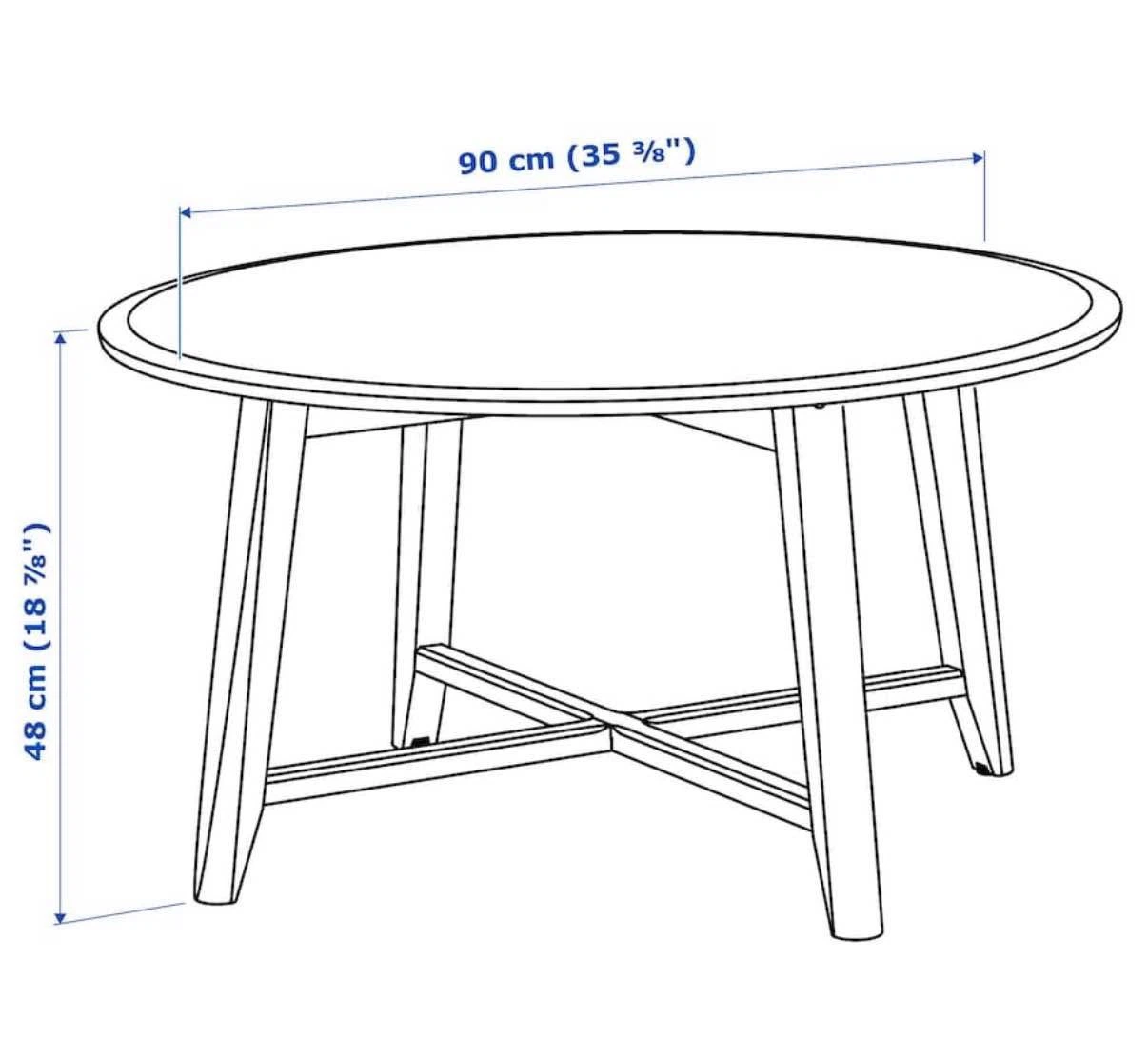 IKEA coffee table (Kragsta) - photo 3