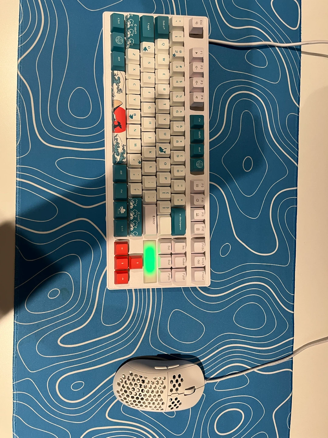 Mouse + mechanical keyboard + mousepad combo