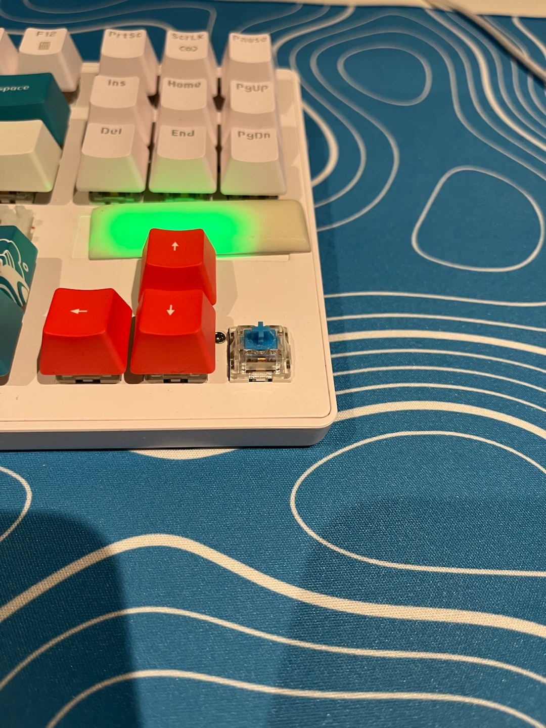 Mouse + mechanical keyboard + mousepad combo - photo 2
