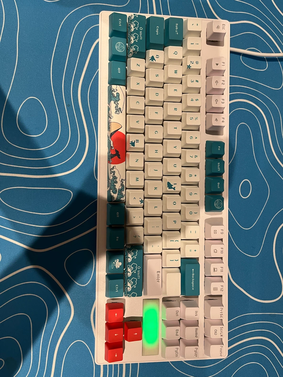 Mouse + mechanical keyboard + mousepad combo - photo 4