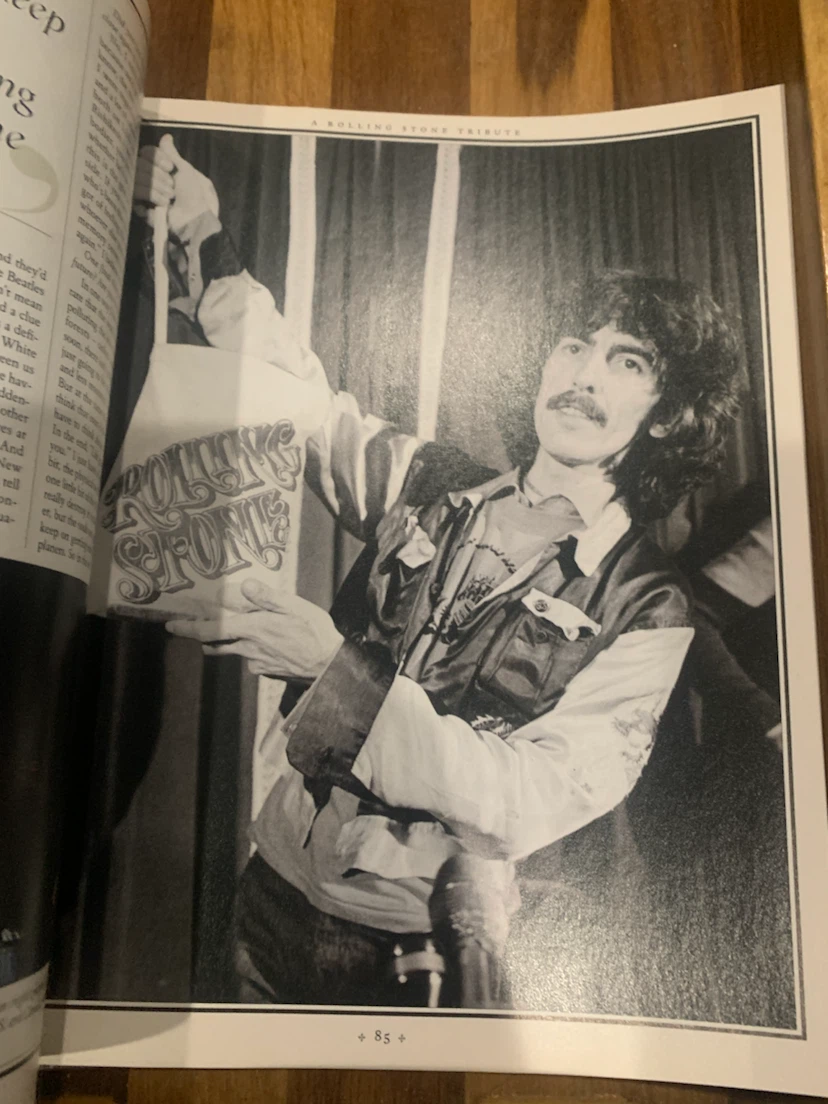 Rolling Stone Special BEATLES George Harrison Tribute Magazine - photo 3
