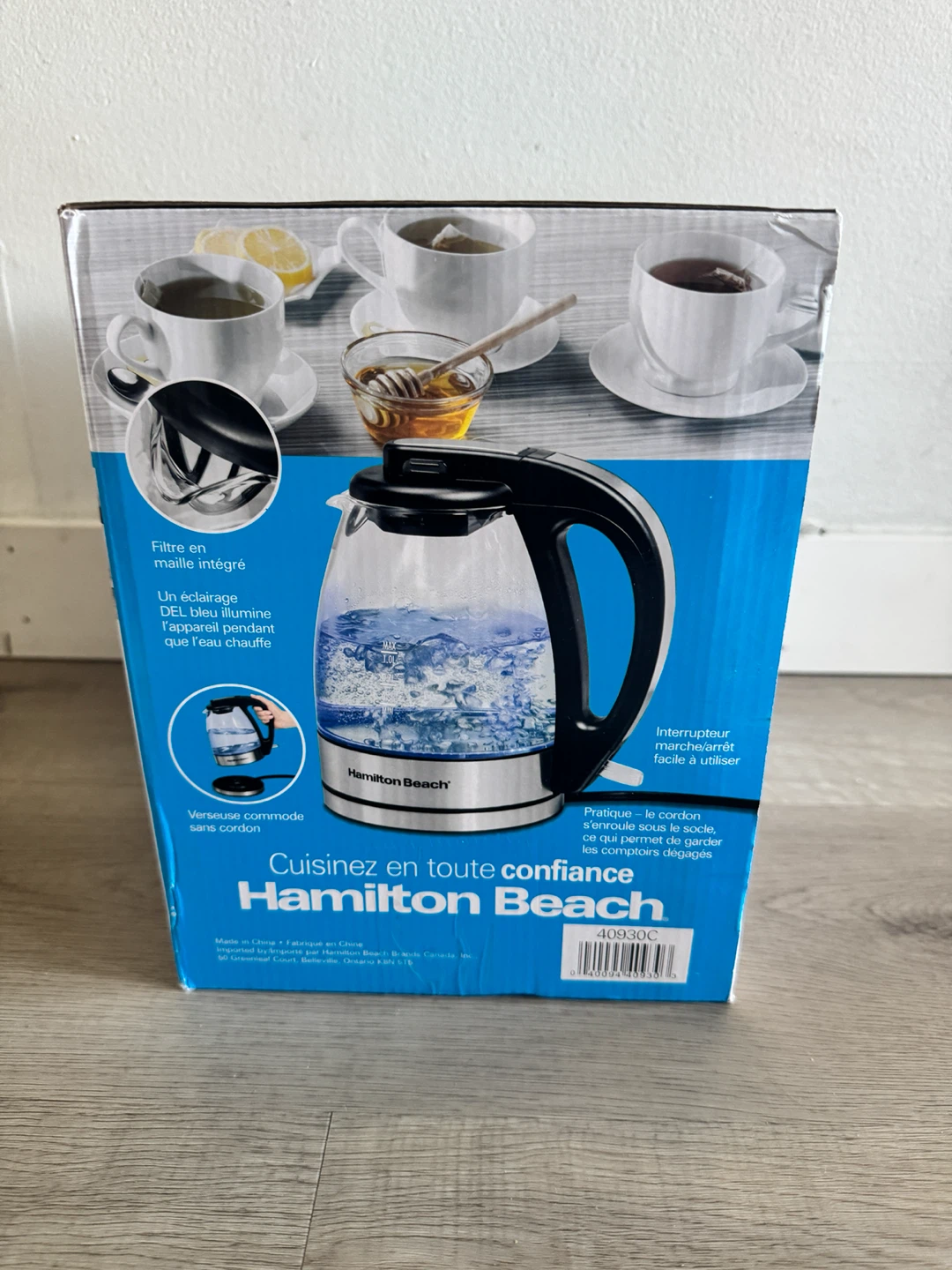 Hamilton Beach 1L Electric Glass Kettle