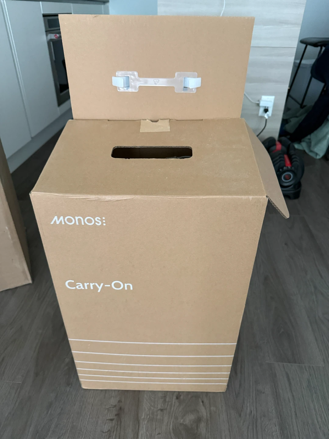 Monos Carry-On Luggage - Burgundy