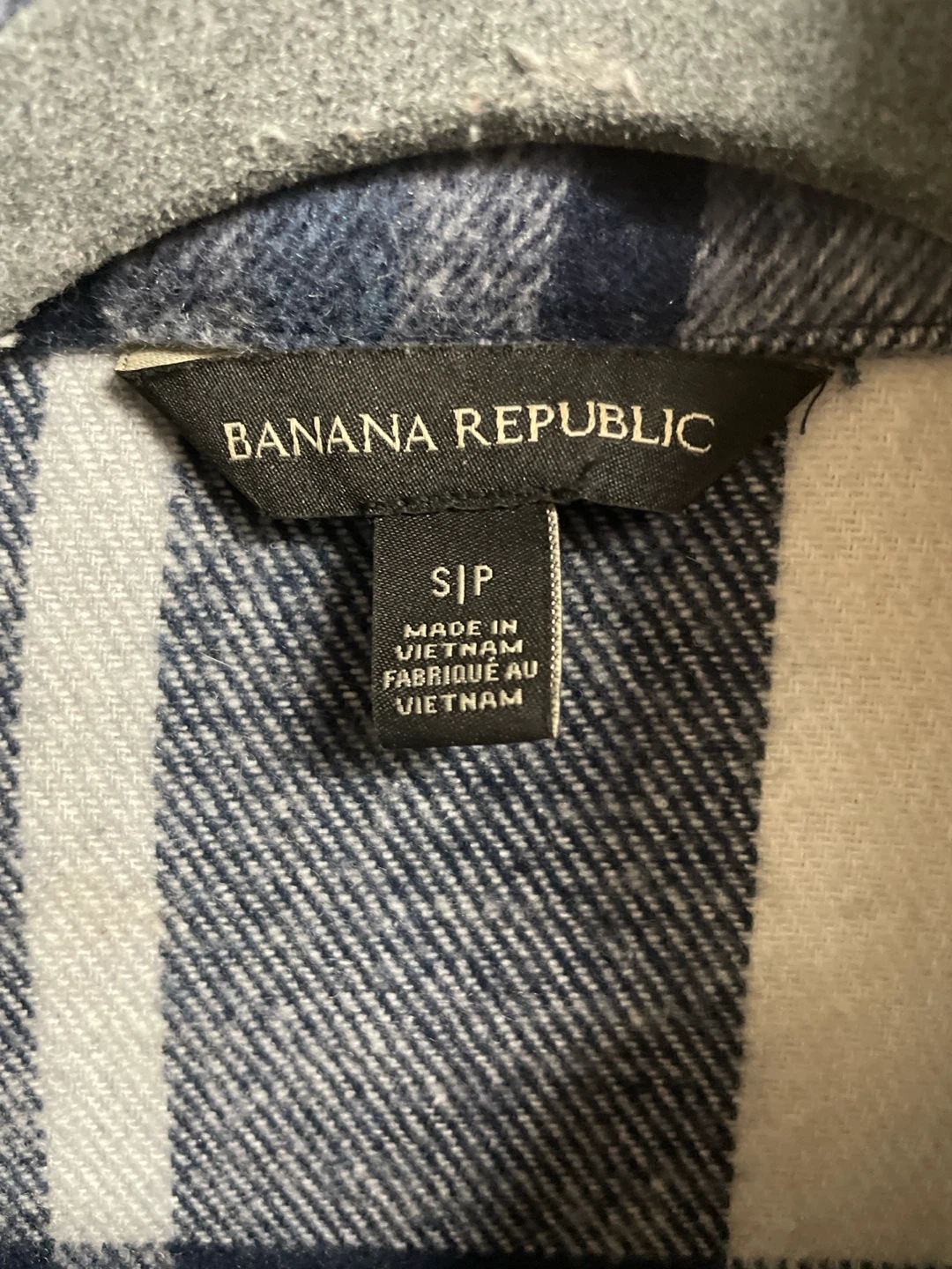 Banana Republic Plaid Flannel Shirt Jacket - Size S/P - photo 2