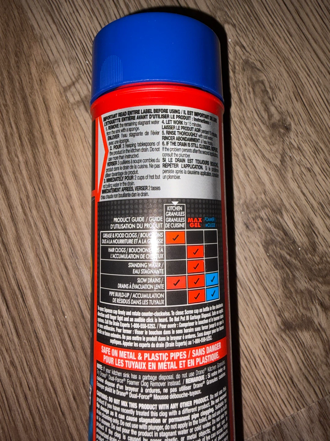 Drano Kitchen Granules Drain Cleaner 500g - photo 2
